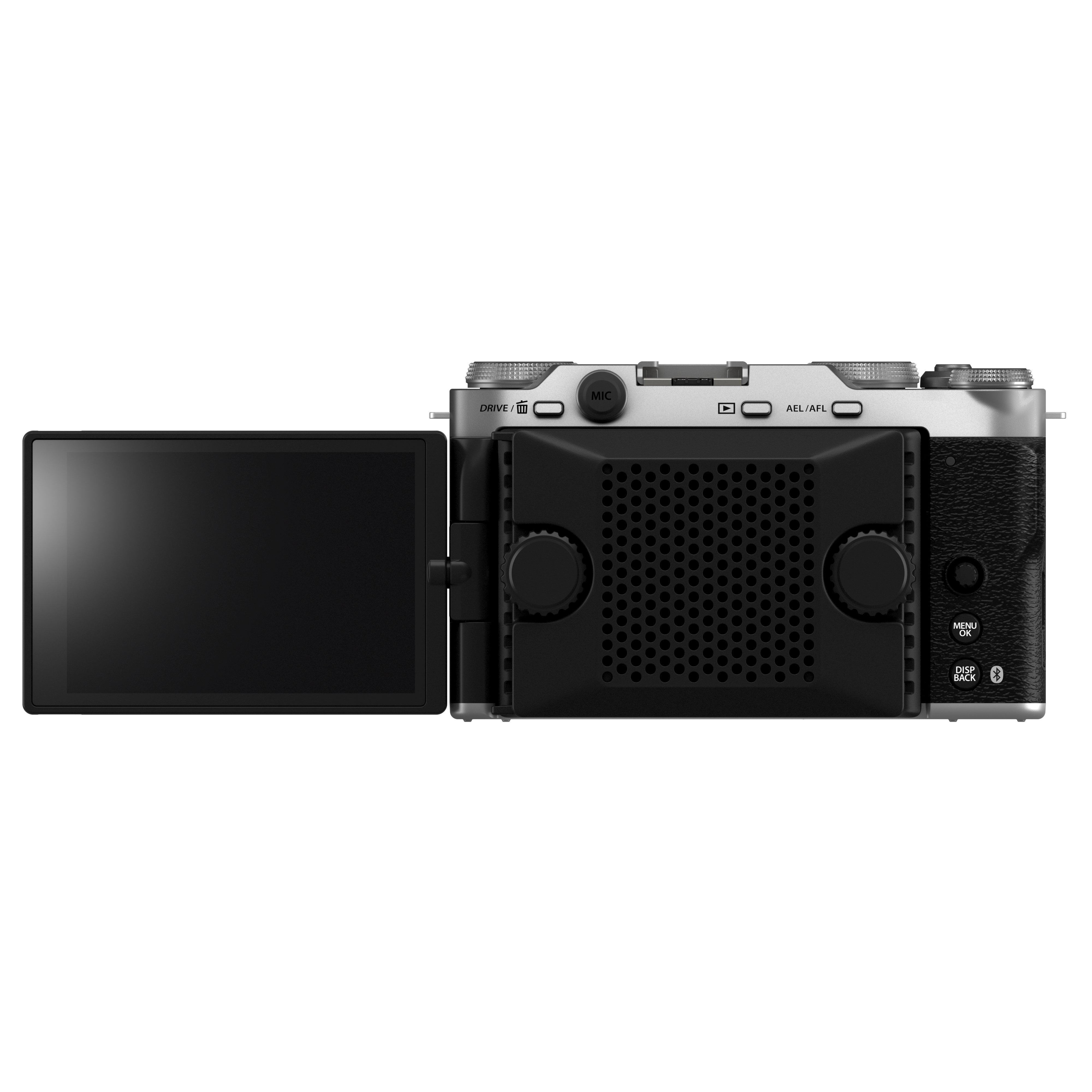 FUJIFILM X-M5 Mirrorless Digital Camera with 15-45mm f/3.5-5.6 OIS Lens Kit (Silver) - Perfect for Travel Photography, Vlogging & Street Shooting