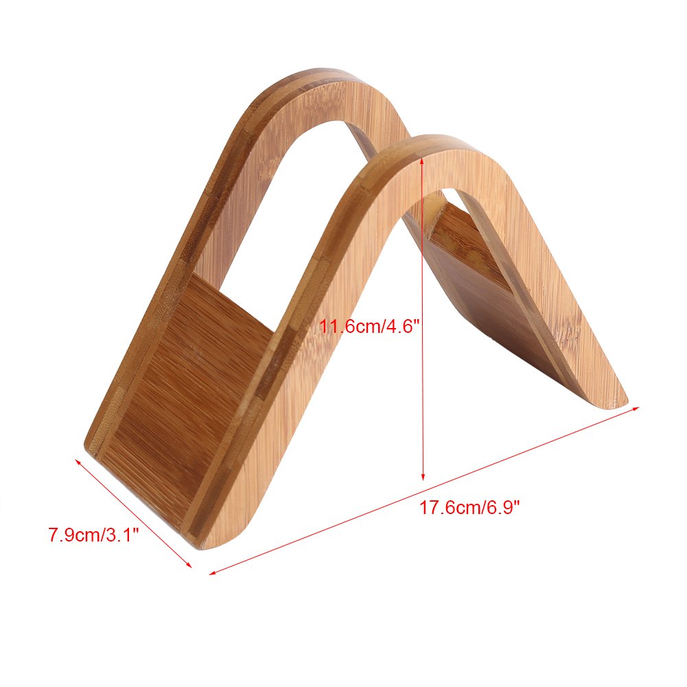 Wooden Coffee Filter Paper Holder - Durable Wooden Paper Filter Bracket Dispenser Rack for Espresso Machine & Coffee Maker | Perfect for Kitchen Countertop & Coffee Station Organization