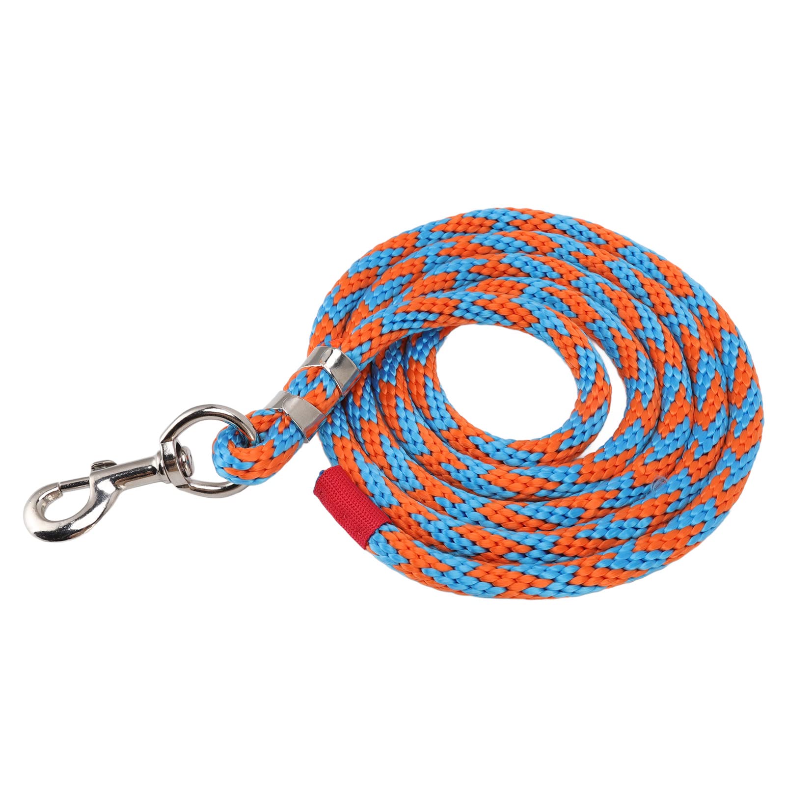 Eulbevoli Premium Friction-Free Nylon Horse Rope - 11.5ft Thickened Livestock Lead Rope for Training, Tying & Stable Use - Durable & Gentle on Horse's Mouth