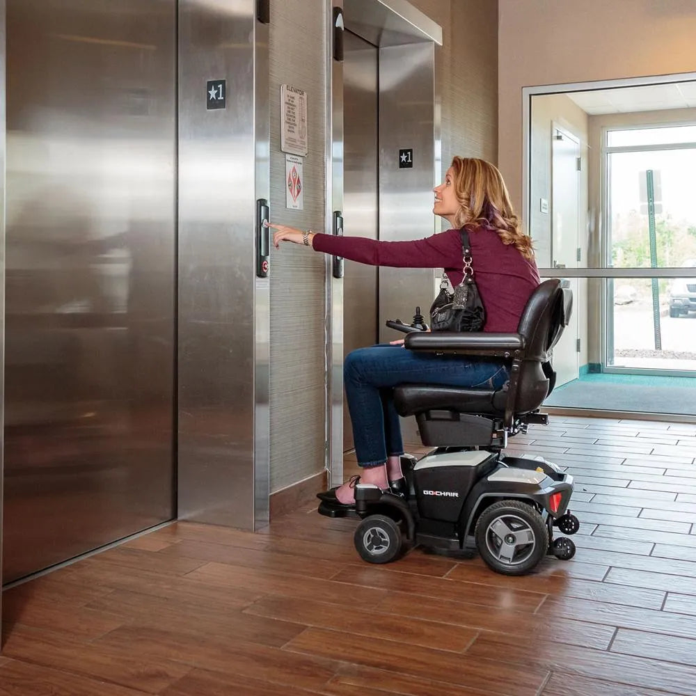 Pride Go Chair - Lightweight Portable Folding Mobility Scooter for Seniors & Adults - Perfect for Travel, Shopping & Outdoor Activities