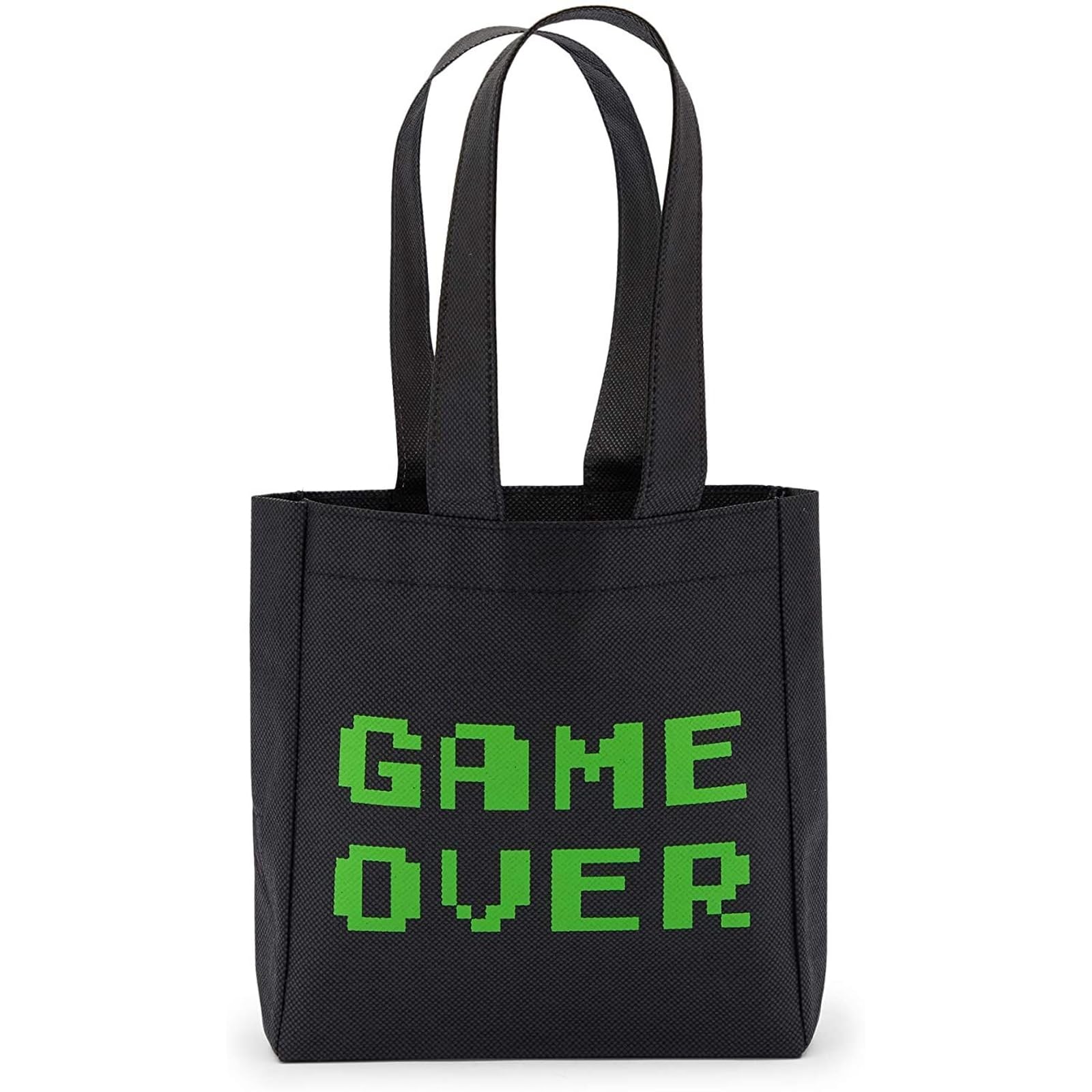 BLUE PANDA Video Game Party Favor Bags for Boys - 24 Pack Gaming Themed Canvas Gift Bags (6.5x7x2 inches) - Perfect for Birthday Parties, Game Nights & Gamer Gifts