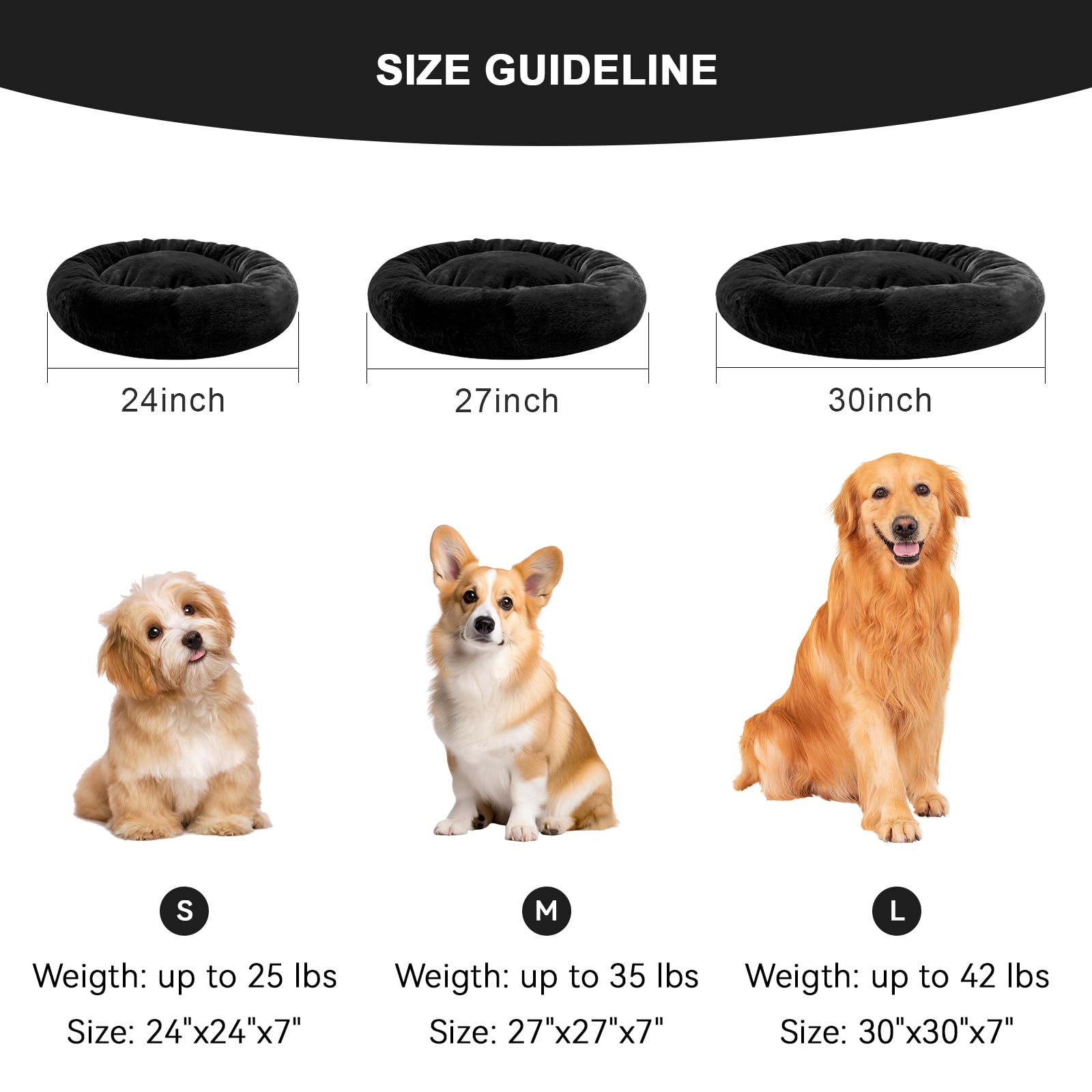 **Orthopedic Dog Bed for Medium & Large Dogs - 27