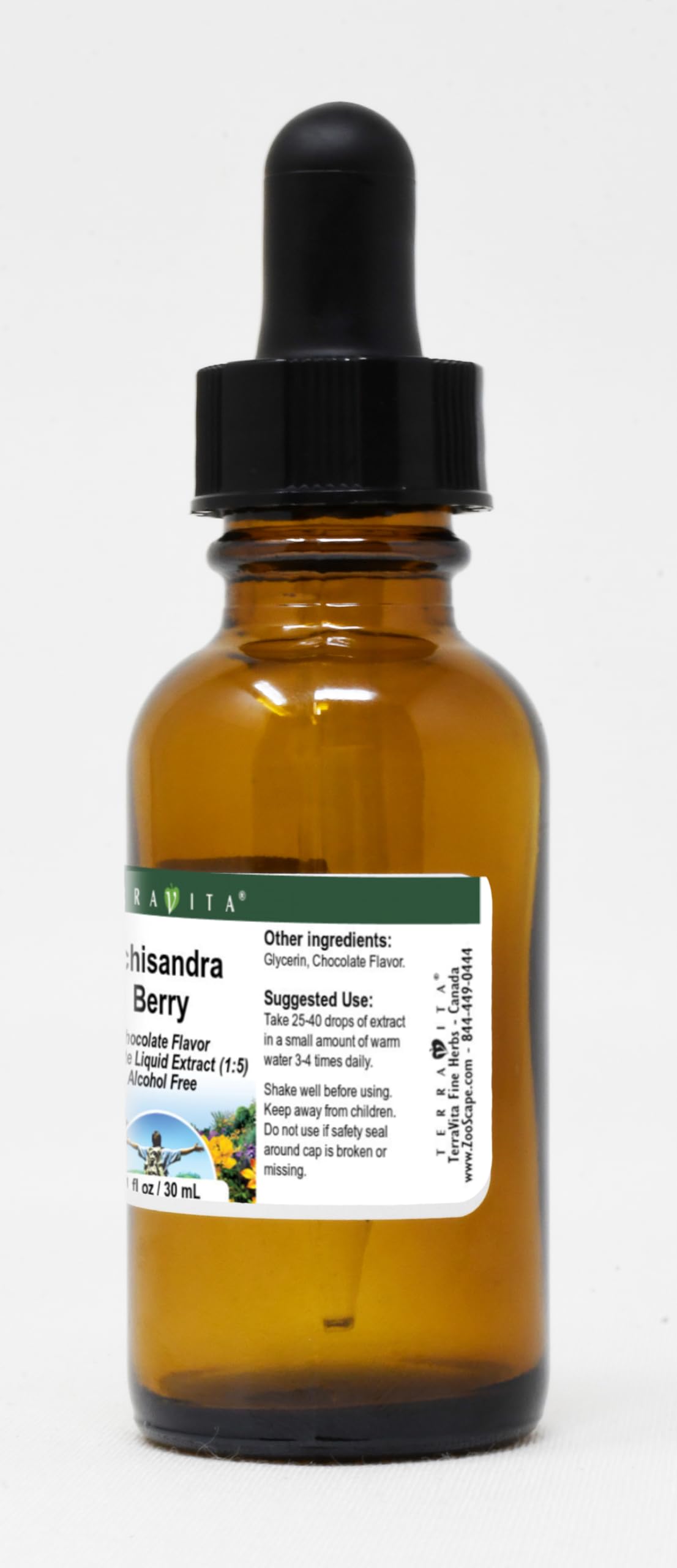 Organic Schisandra Berry Glycerite Liquid Extract (1:5) - Chocolate Flavored Herbal Supplement - 1 oz Bottle (2 Pack) - Antioxidant Support for Stress Relief & Immune Boost - Perfect for Smoothies, Teas & Wellness Drinks