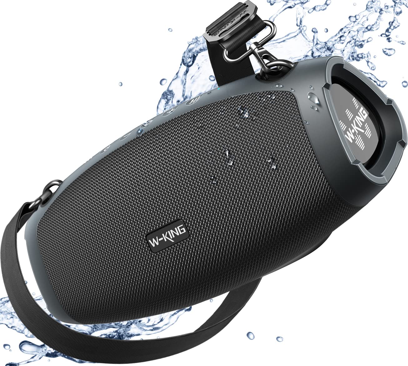 W-KING 120W Peak Bluetooth Speaker Wireless, 70W IPX6 Waterproof Outdoor Portable Speaker with Deep Bass, DSP, 42H Playtime, Power Bank, TF/AUX, EQ - Perfect for Parties, Beach, Camping & Outdoor Adventures