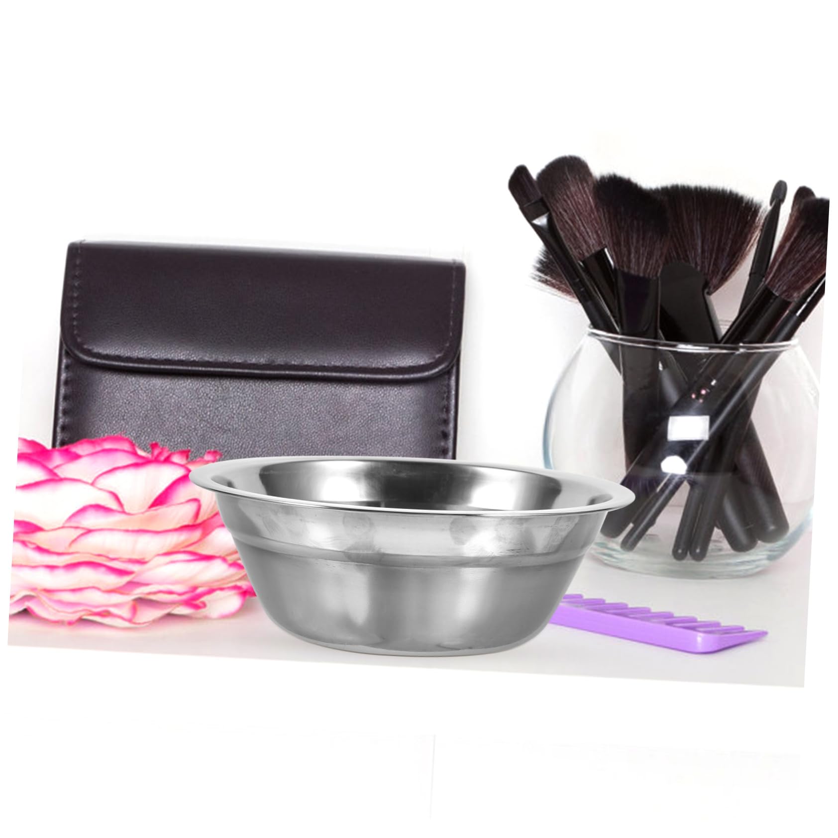 Minkissy 6-Piece Mask Mixing Bowl Set - Stainless Steel Bowls for Facial, Beauty & Salon Accessories - Perfect for DIY Skincare, Spa Treatments & Professional Makeup Application