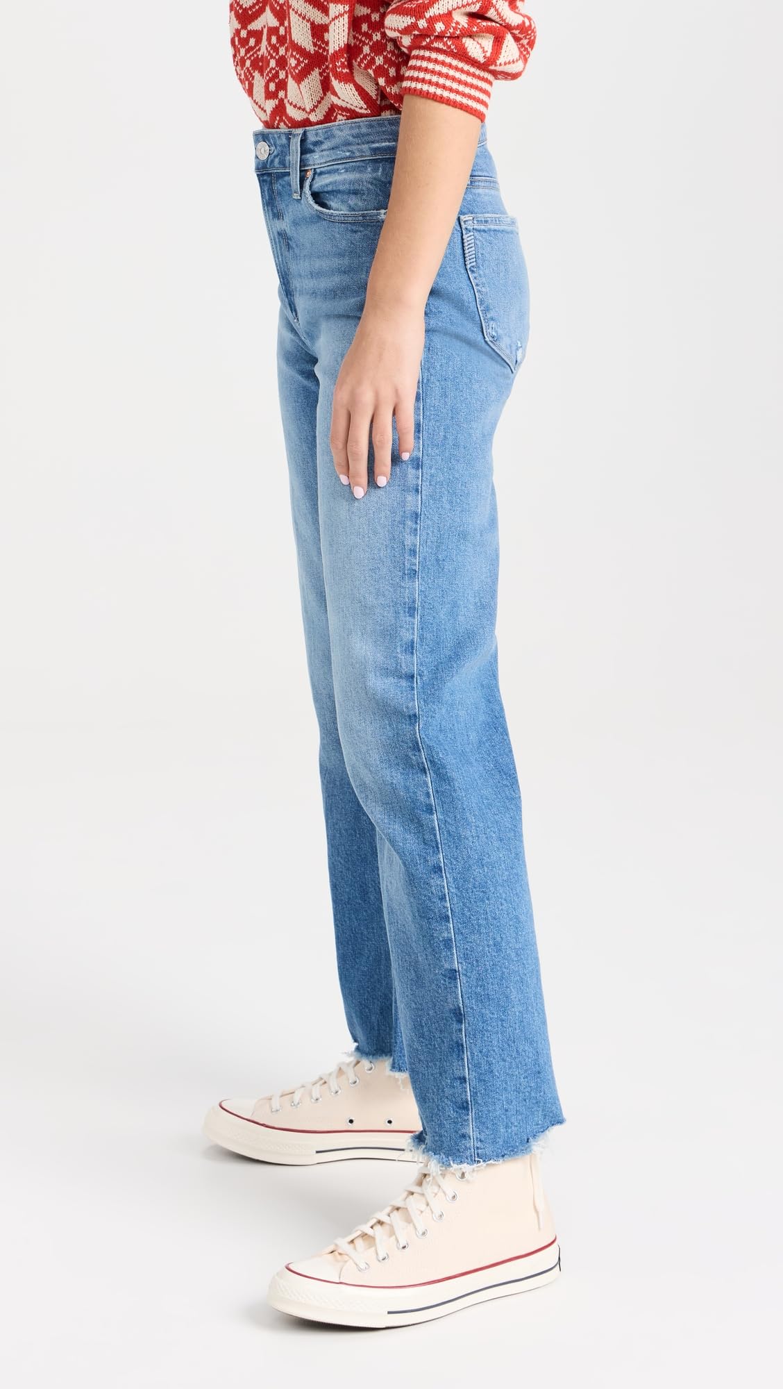 PAIGE Women's Leenah High-Rise Ankle Jeans - Slim Fit Stretch Denim Pants for Casual Wear & Everyday Style | Perfect for Work, Date Night & Weekend Outfits