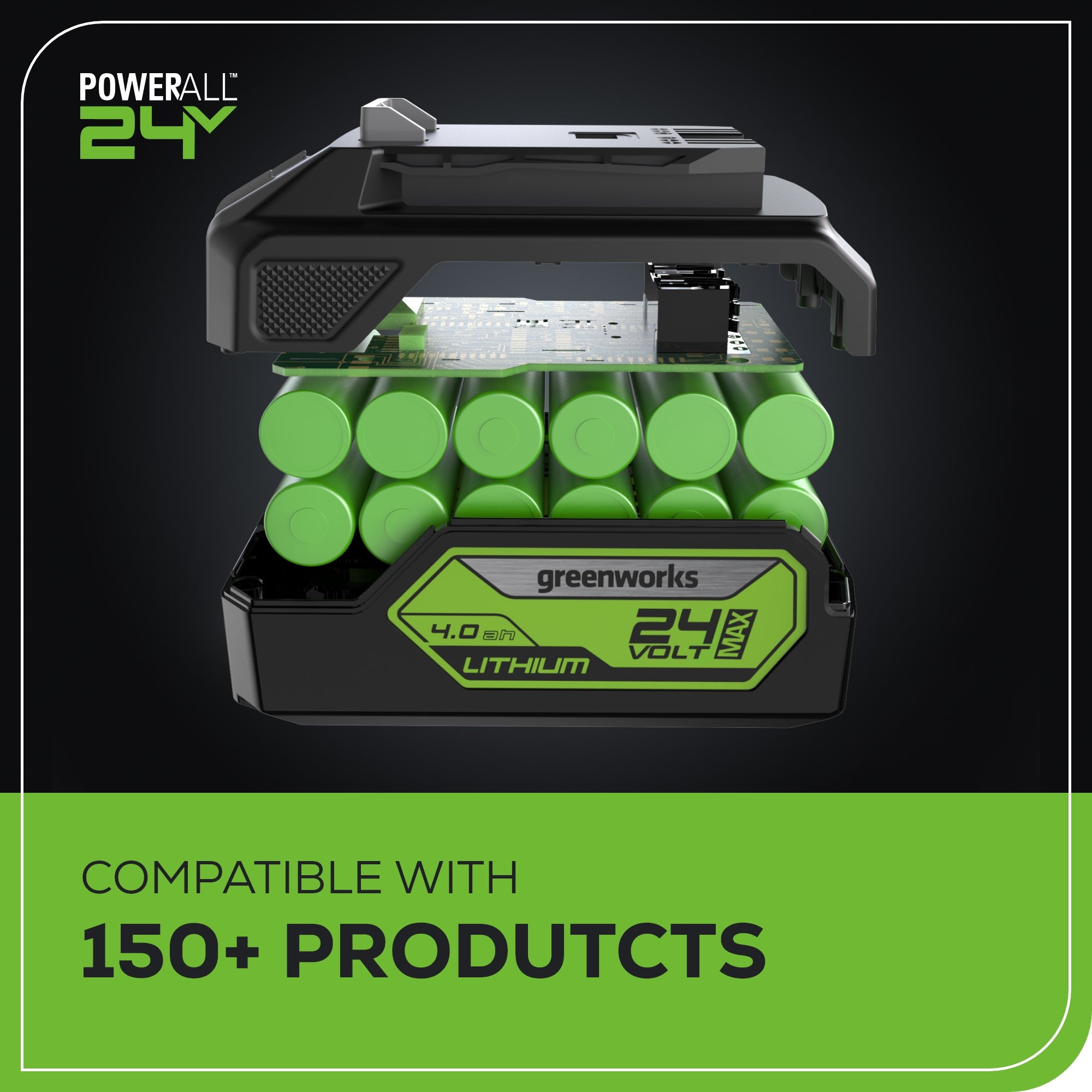 24V 600 PSI Cordless Power Cleaner with 2 Rechargeable 2.0Ah Batteries & Fast Charger - High Pressure Washer for Cars, Patio, Driveway & Outdoor Cleaning