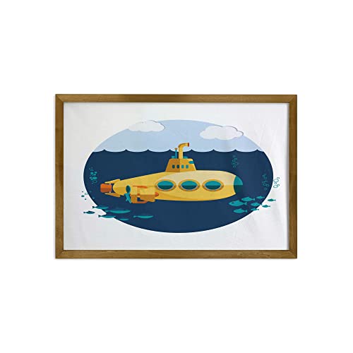Earth Yellow Navy Blue