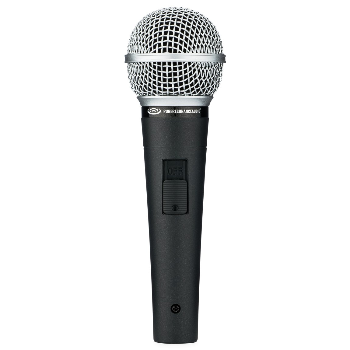 Pure Resonance Audio UC1S Professional Dynamic Vocal Microphone with On/Off Switch - Perfect for Podcasting, Live Streaming & Studio Recording