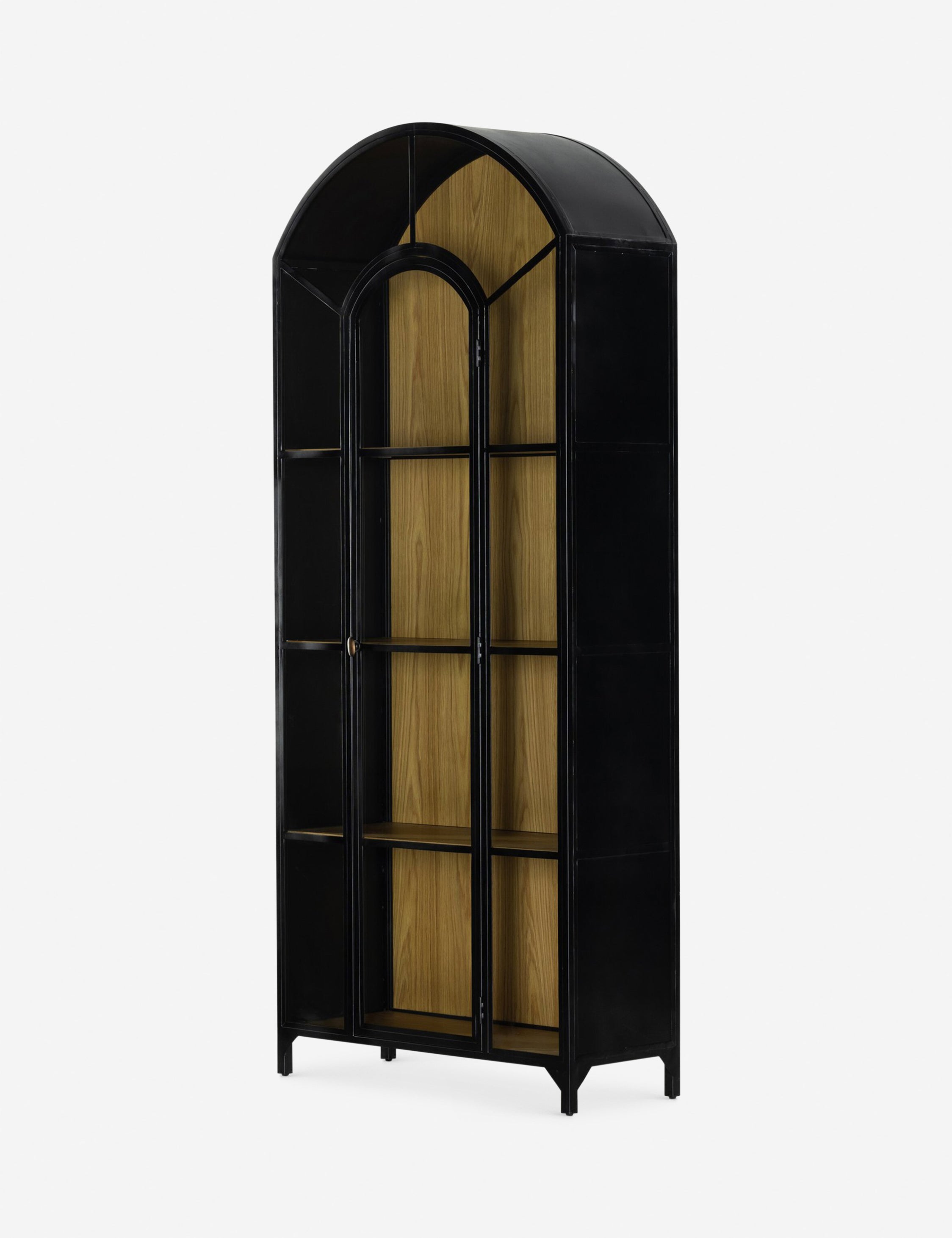 Elegant Cressida Glass Curio Cabinet with LED Lights - Display & Organize Collectibles, China, Antiques - Perfect for Living Room, Dining Room & Home Decor
