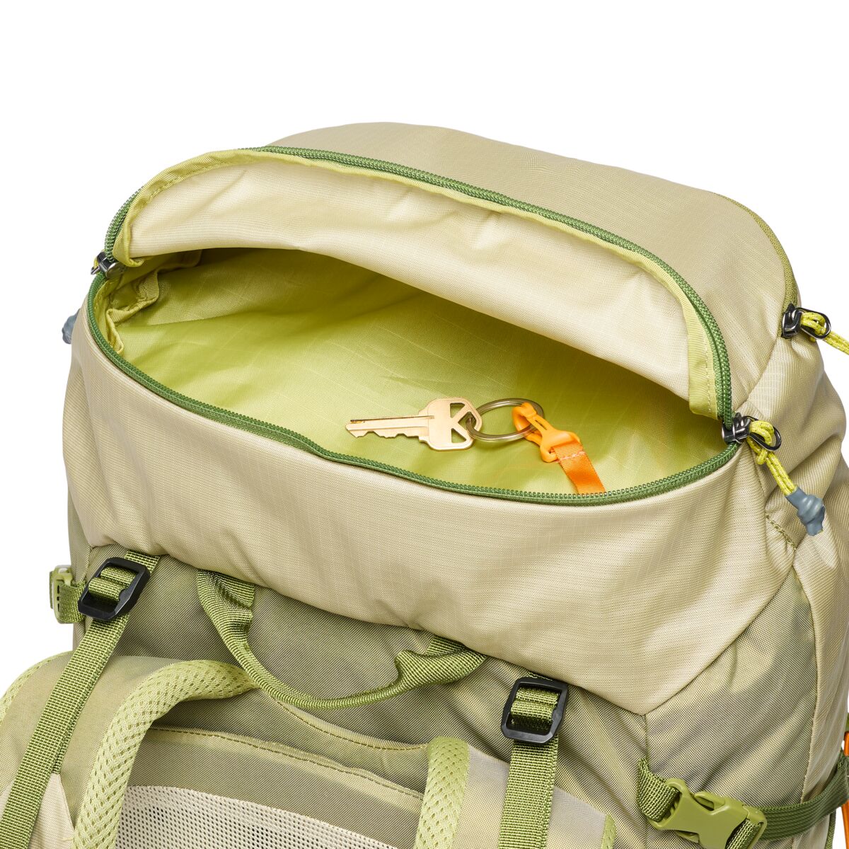 Cotopaxi Arenal 32L Backpack - Lightweight Hiking & Travel Daypack for Men & Women - Water-Resistant Grain/Lemongrass Color - Perfect for Outdoor Adventures, Commuting & Daily Use