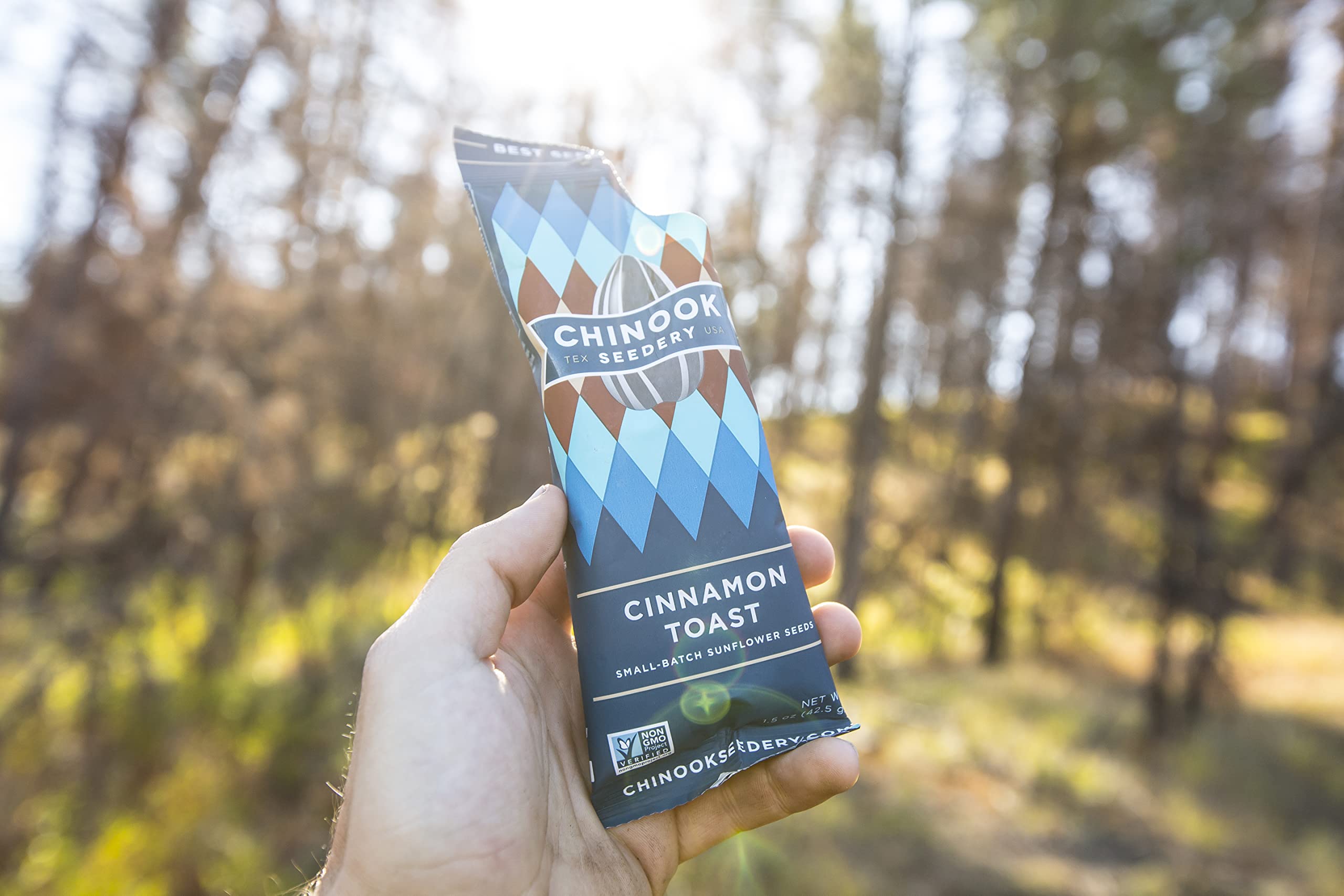Roasted Sunflower Seeds - Jumbo Low Sodium Keto Snacks, Gluten Free & Non GMO - 1.5 oz (Pack of 36) - Cinnamon Toast Flavor - Perfect for Hiking, Baseball Games, School Lunch & Healthy On-the-Go Snacking