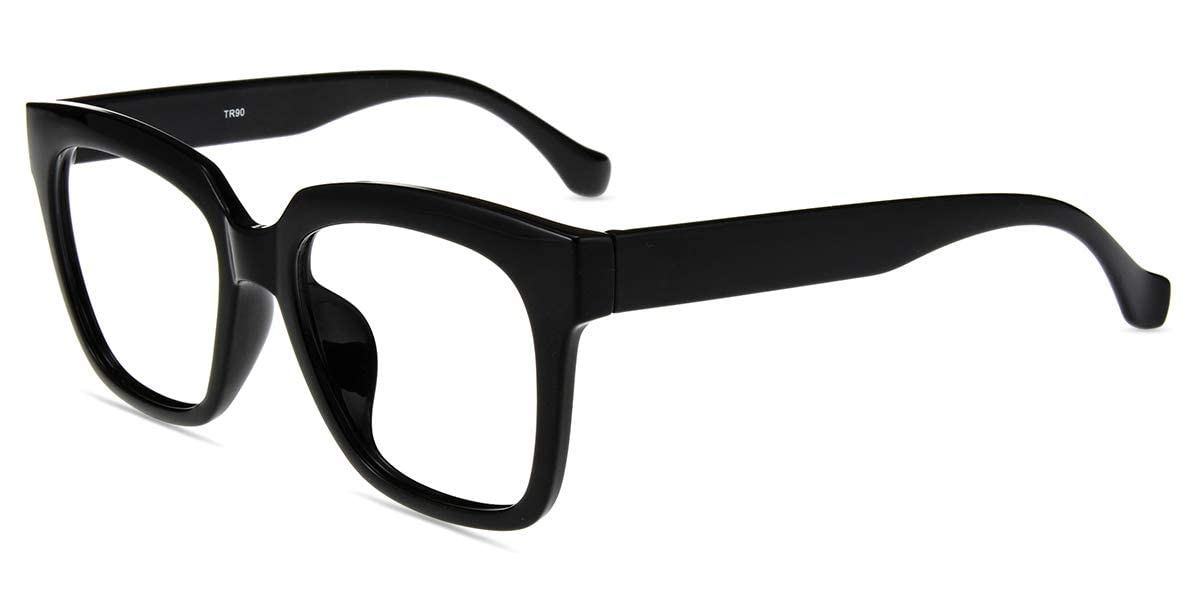 Firmoo Oversize Square Blue Light Blocking Glasses for Women & Men - Anti Eyestrain, UV Protection Computer Glasses for Gaming, Office Work & Screen Time