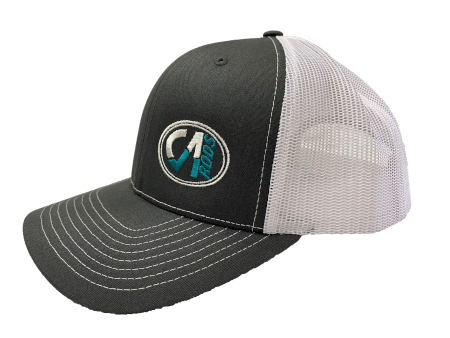 Castaway Logo'D Richardson Hat - Charcoal/White - Stylish Unisex Baseball Cap for Outdoor Activities, Sports & Casual Wear