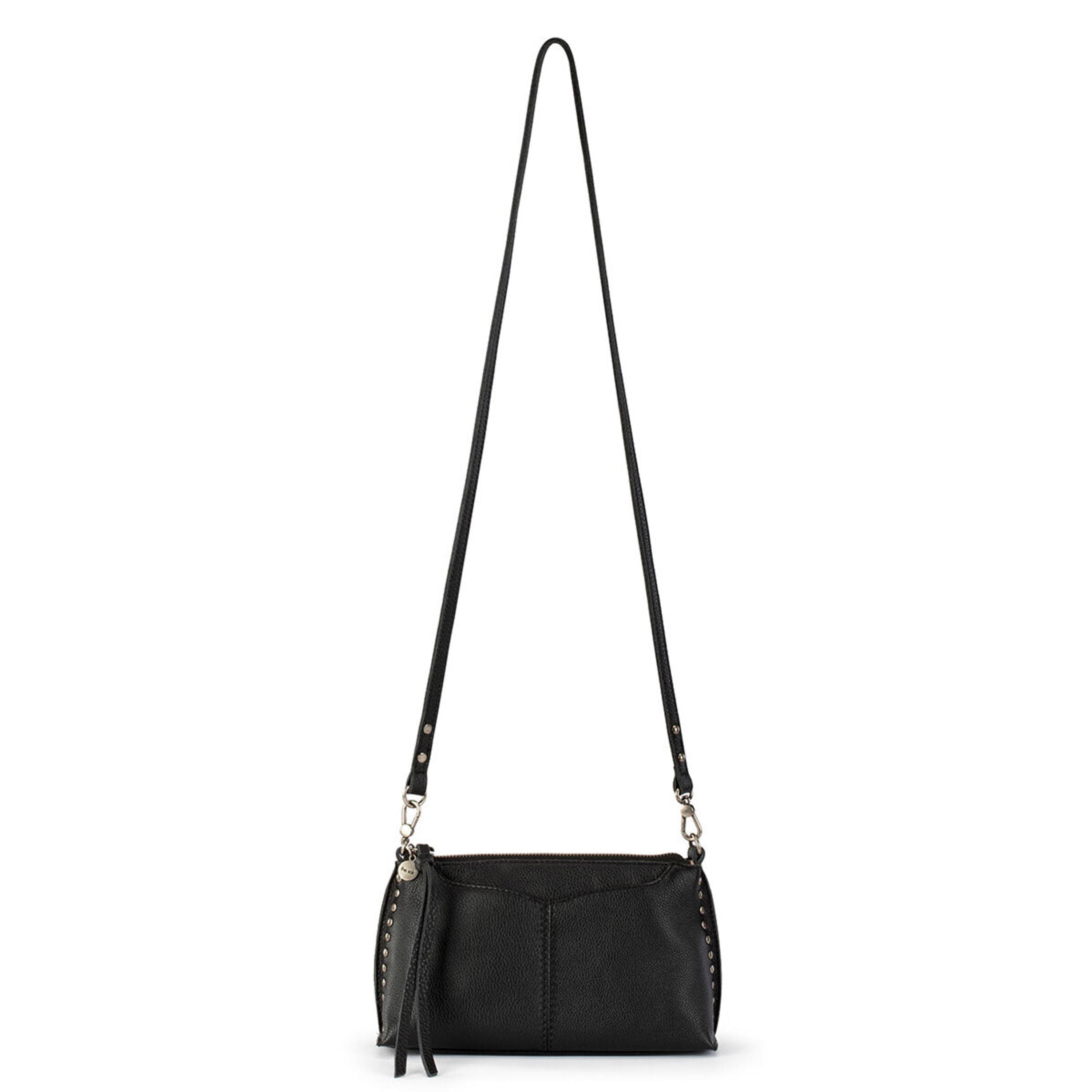 Silverlake Small Crossbody Leather Bag for Women - Stylish Black Purse for Everyday Use, Travel & Shopping