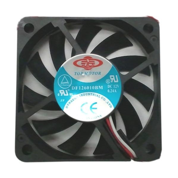 Dynatron 60x60x10mm Medium Speed 12V Dual Ball Bearing Cooling Fan DF126010BM - Perfect for PC Cooling, Electronics, and DIY Projects