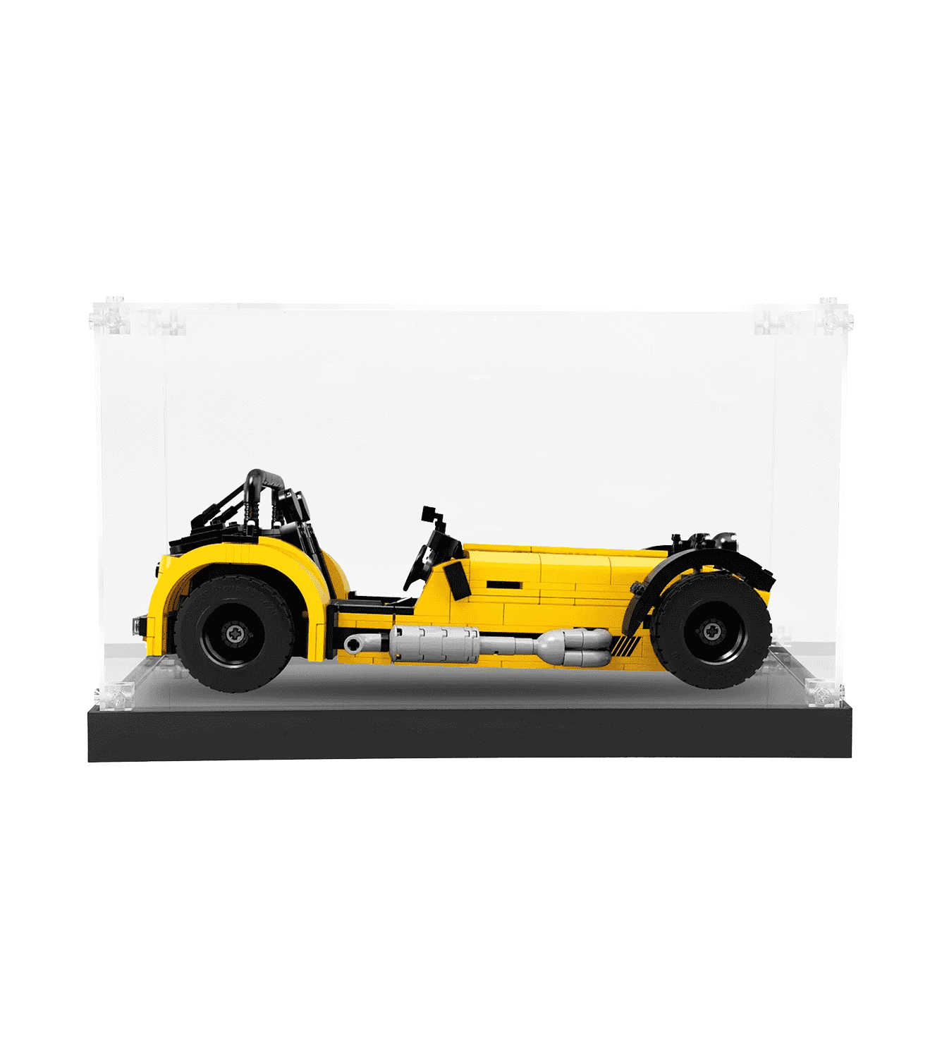 Lego Ideas Caterham Seven 620R 21307 Display Case - Clear Acrylic Showcase for Lego Car Model Collection - Perfect for Home Office Decor & Gift for Lego Enthusiasts