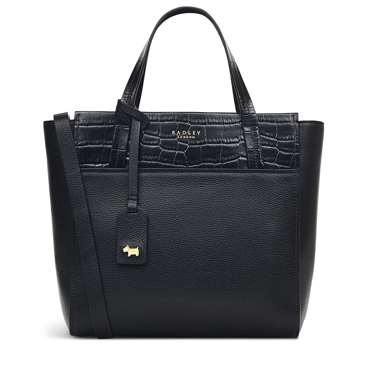 RADLEY London Downtown Women's Small Leather Ziptop Satchel Bag - Stylish Crossbody Purse for Work, Travel & Everyday Use