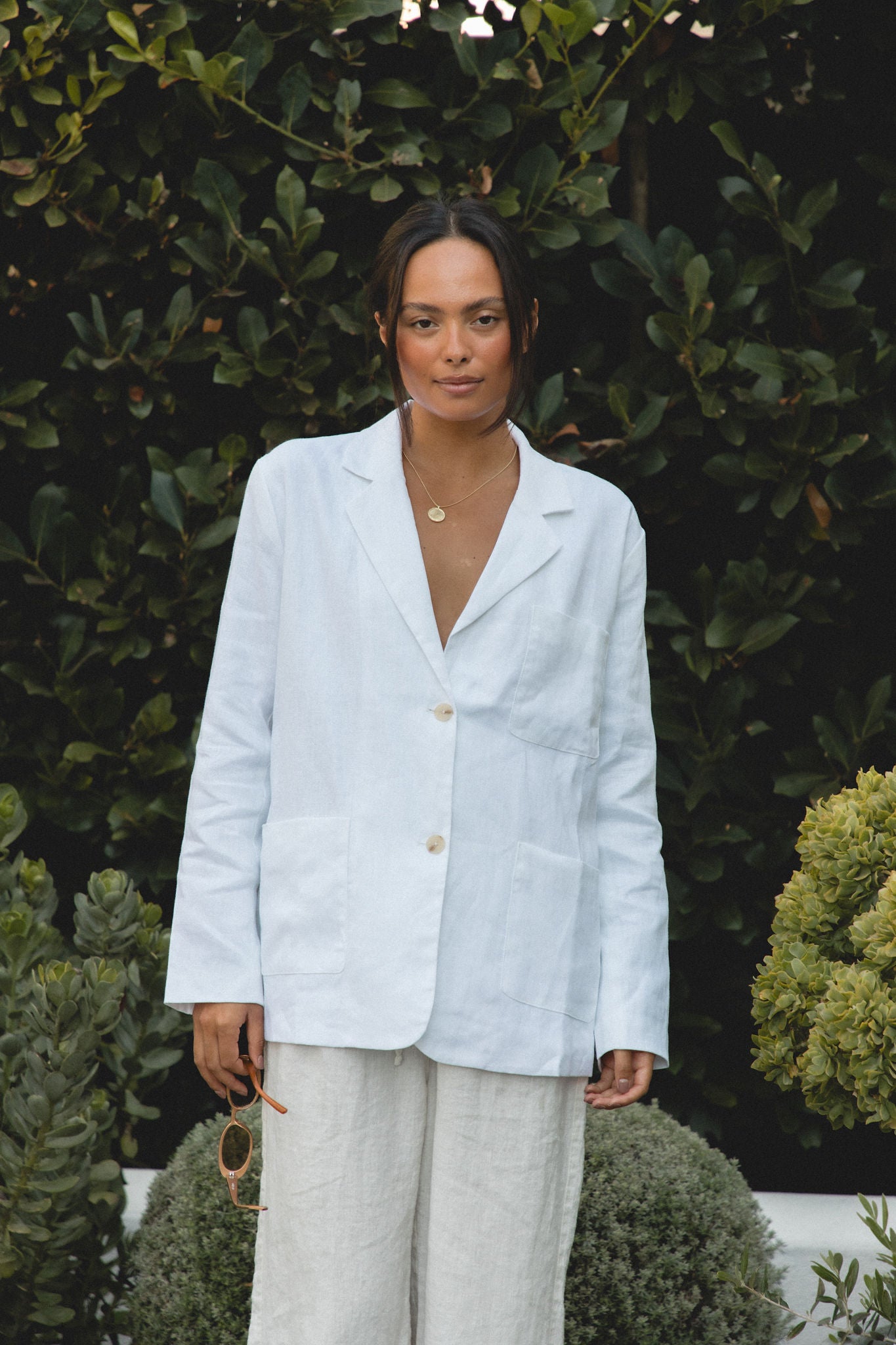 Stylish Women's Linen Blazer for Summer - Lightweight Breathable Beach Wedding Jacket - Perfect for Seaside Parties, Outdoor Events & Office Wear