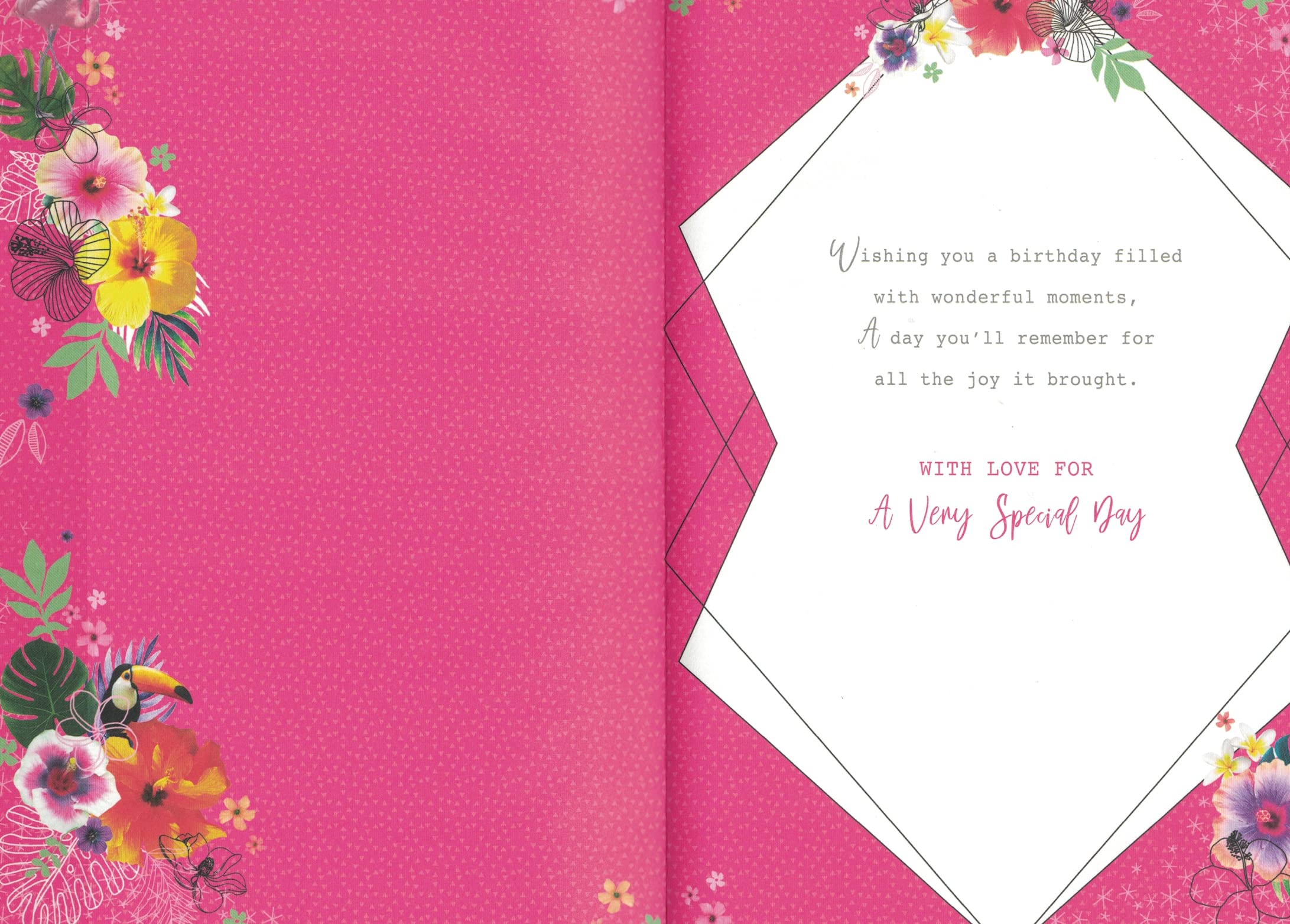 16th Birthday Card for Daughter - Modern Design, 9x6 Inches - Perfect Sweet 16 Gift, Teen Greeting Card, Party Invitation & Keepsake