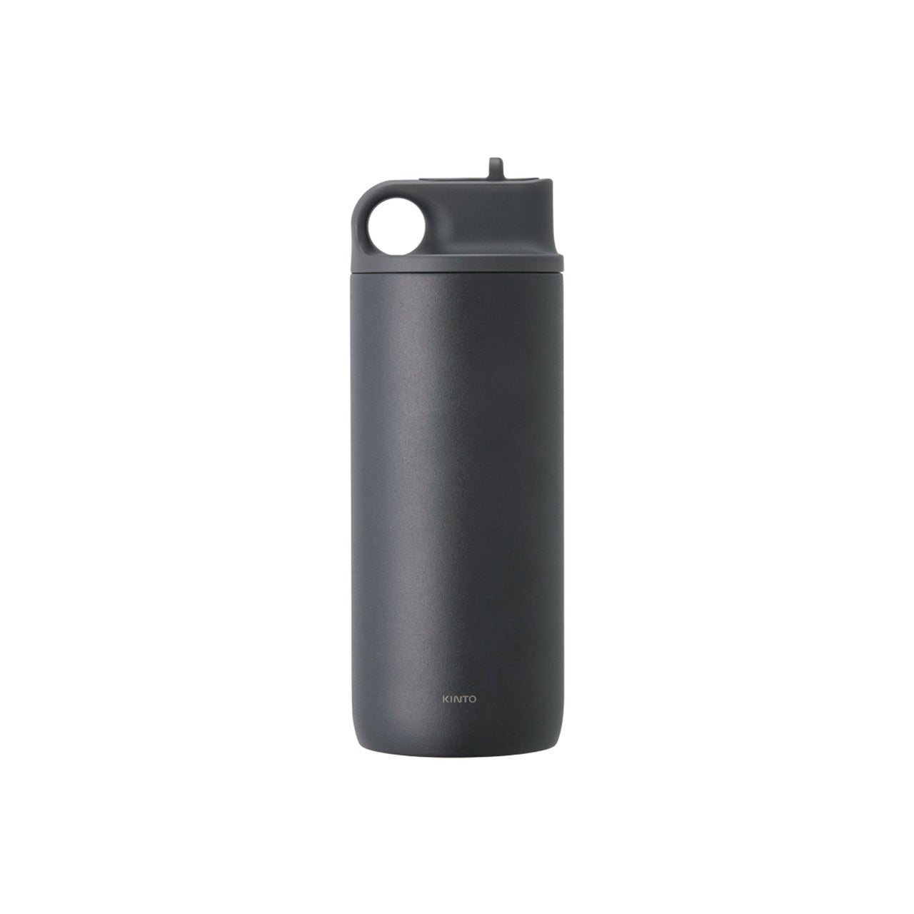 600ml Active Tumbler - Insulated Stainless Steel Water Bottle with Lid for Gym, Hiking & Outdoor Activities - Black