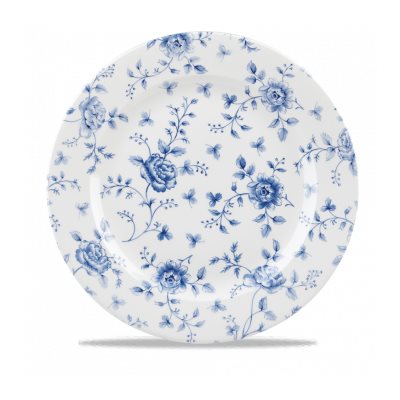 Vintage Churchill Prague Rose Chintz 12-Piece Dinner Plate Set - Elegant Floral Design for Fine Dining, Wedding Registry & Home Decor