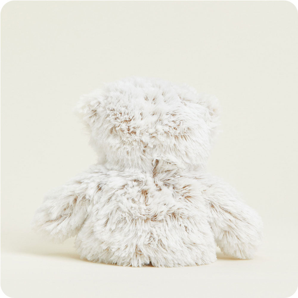 Warmies Junior Marshmallow Bear - Soft Microwavable Plush Toy for Kids | Perfect for Bedtime, Anxiety Relief & Comfort