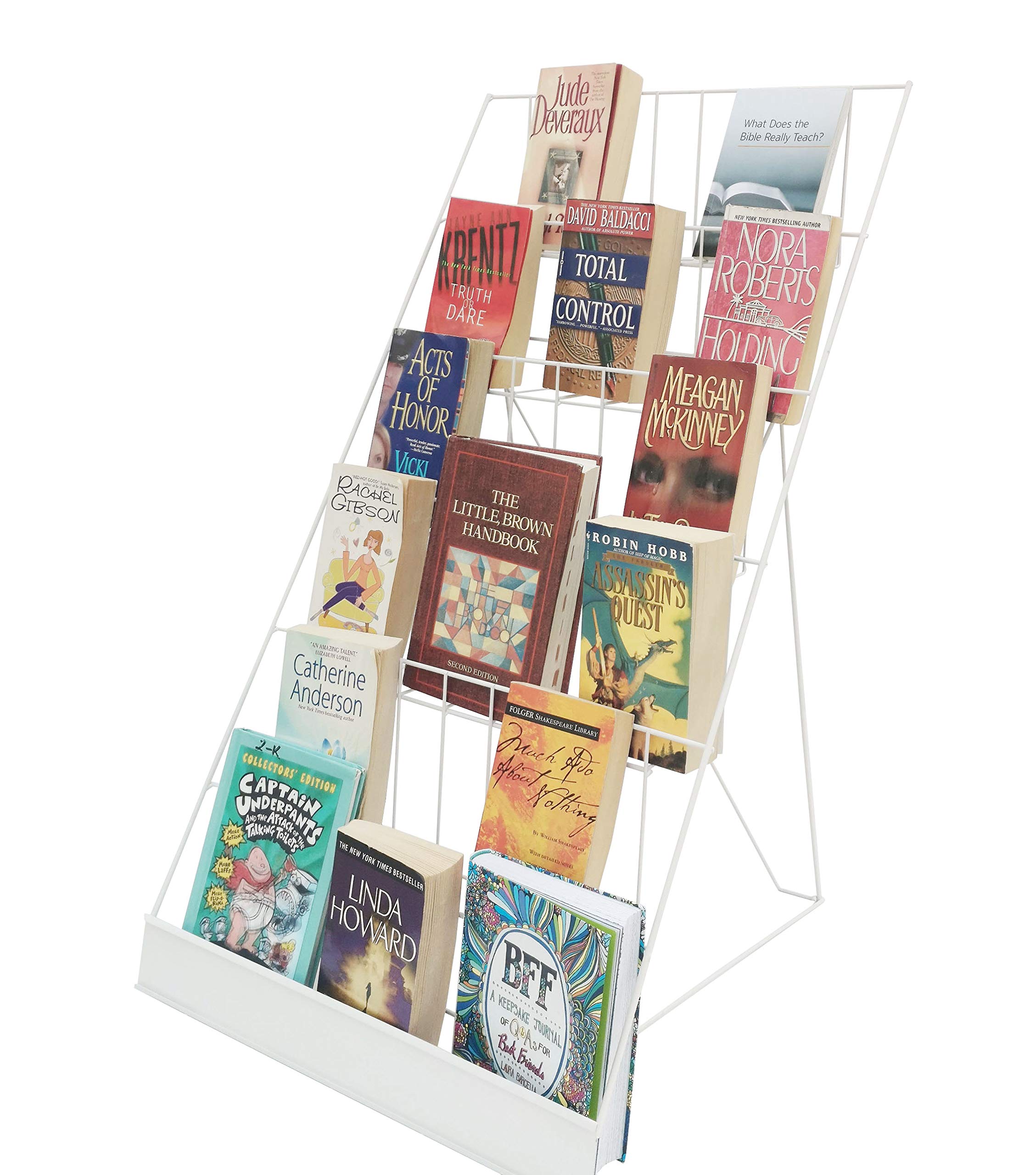 FixtureDisplays® 6-Tier White 18
