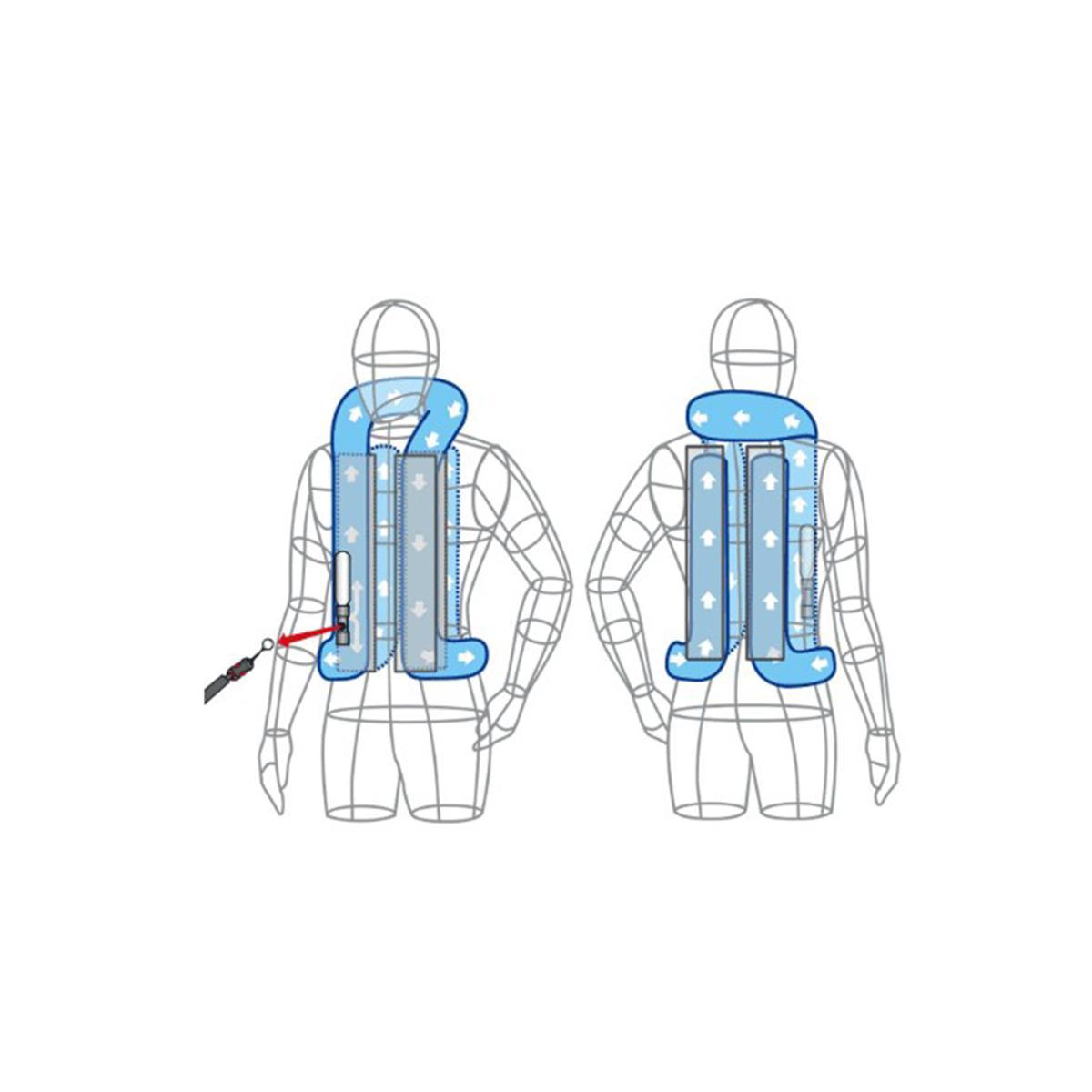 Hit Air Low Profile VH Vest - Lightweight Safety Vest for Motorcycle Riding, Construction & Outdoor Work - ANSI Certified Protective Gear