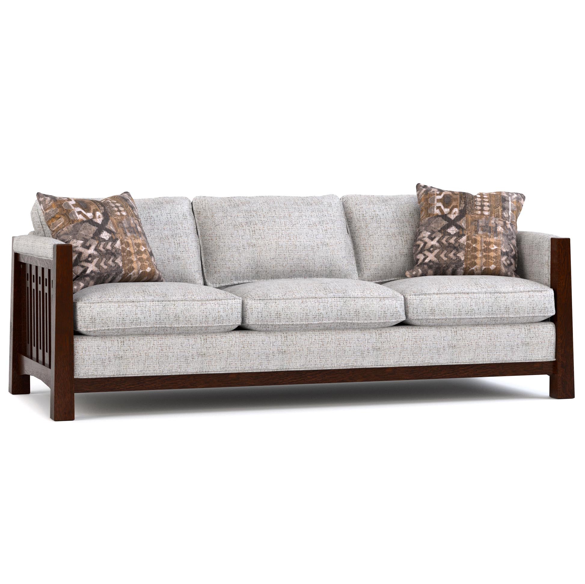 Highlands Sofa - Modern Comfortable Couch for Living Room, Bedroom & Office - Premium Fabric Upholstered Sectional Sofa with Sturdy Frame - Perfect for Relaxing, Entertaining & Small Spaces