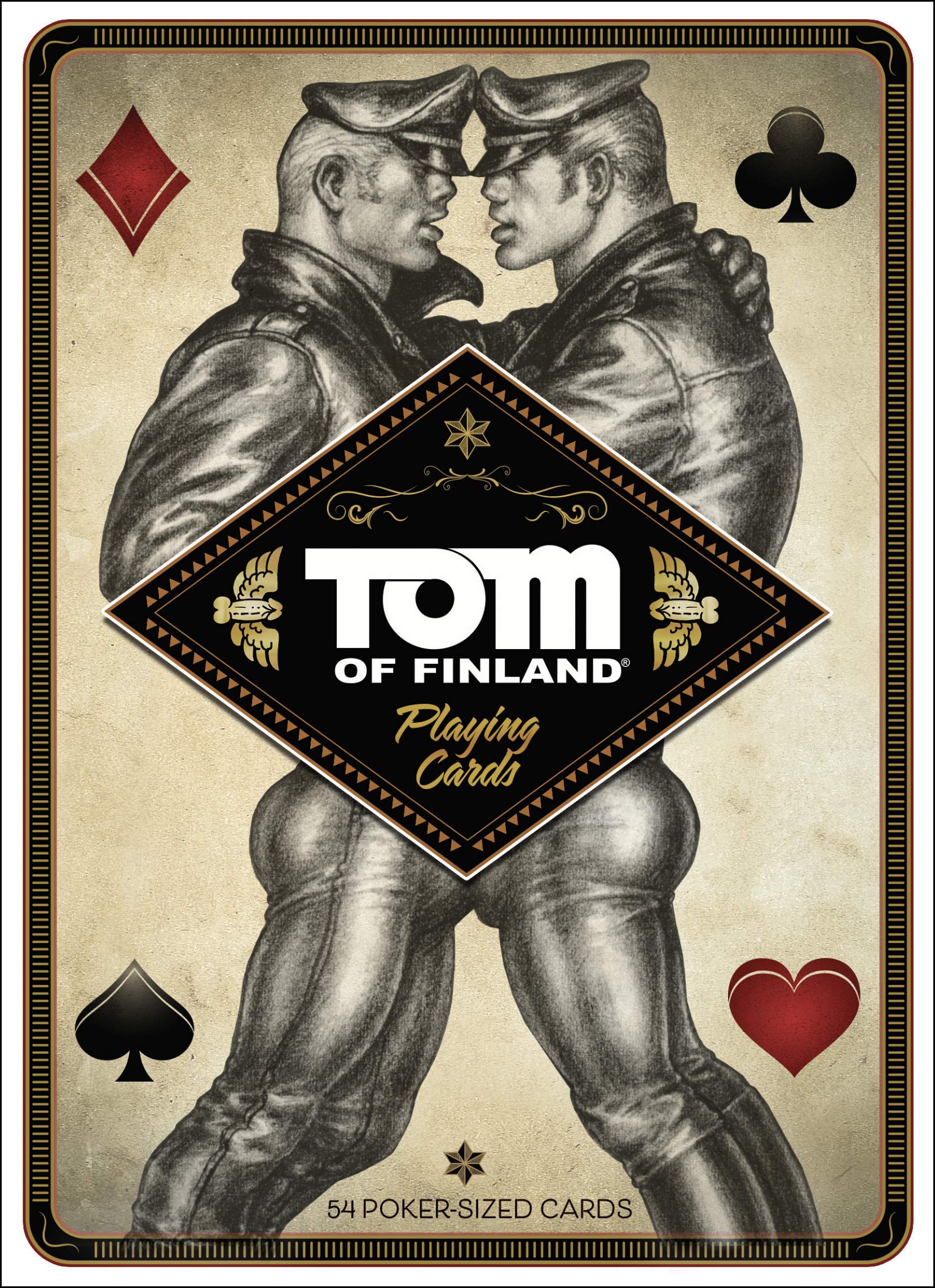 Tom of Finland Playing Cards - Gay Poker Cards for Adult Game Nights & LGBTQ+ Events - Premium Quality for Poker, Blackjack & Collectors