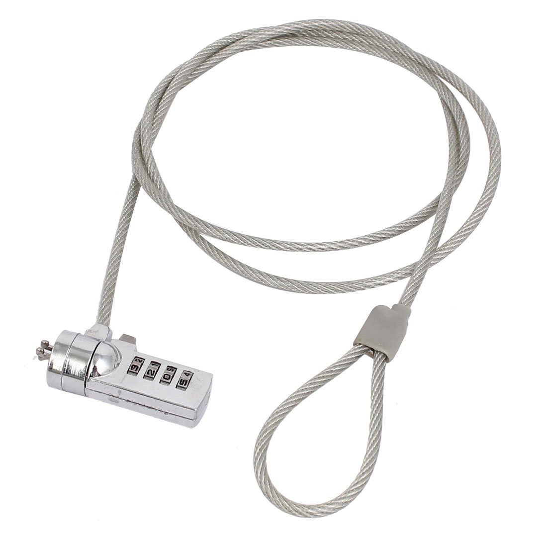 4-Digit Alloy Computer Combination Lock Cable - Secure Laptop Accessories for Office, Home & Travel