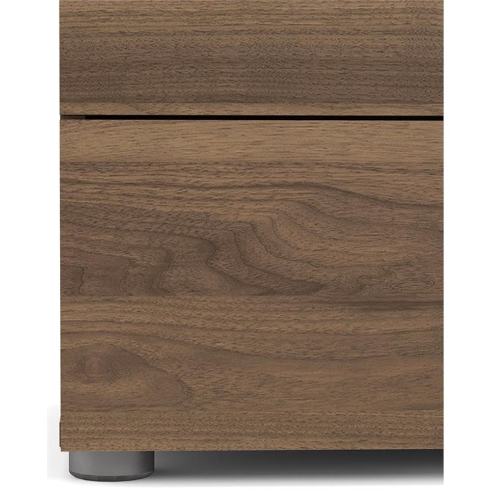 Pemberly Row 8-Drawer Double Dresser in Walnut - Solid Wood Bedroom Furniture for Storage & Organization | Perfect for Master Bedroom, Guest Room & Nursery