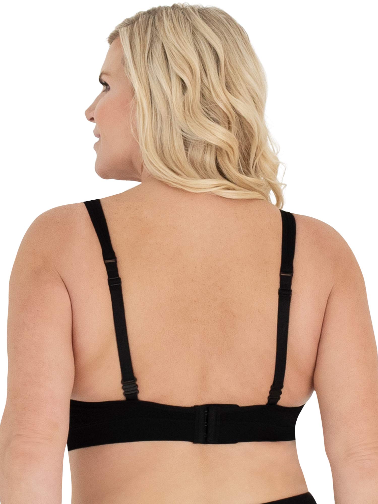 LEADING LADY Double Layer Seamless Cool Sports Bra for Women - Breathable Workout Top for Running, Yoga & Gym - Moisture Wicking Comfort Support