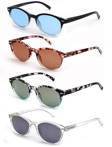 Black/Clear/Brown Tortoiseshell/Blue Demi With Sunglasses Lens