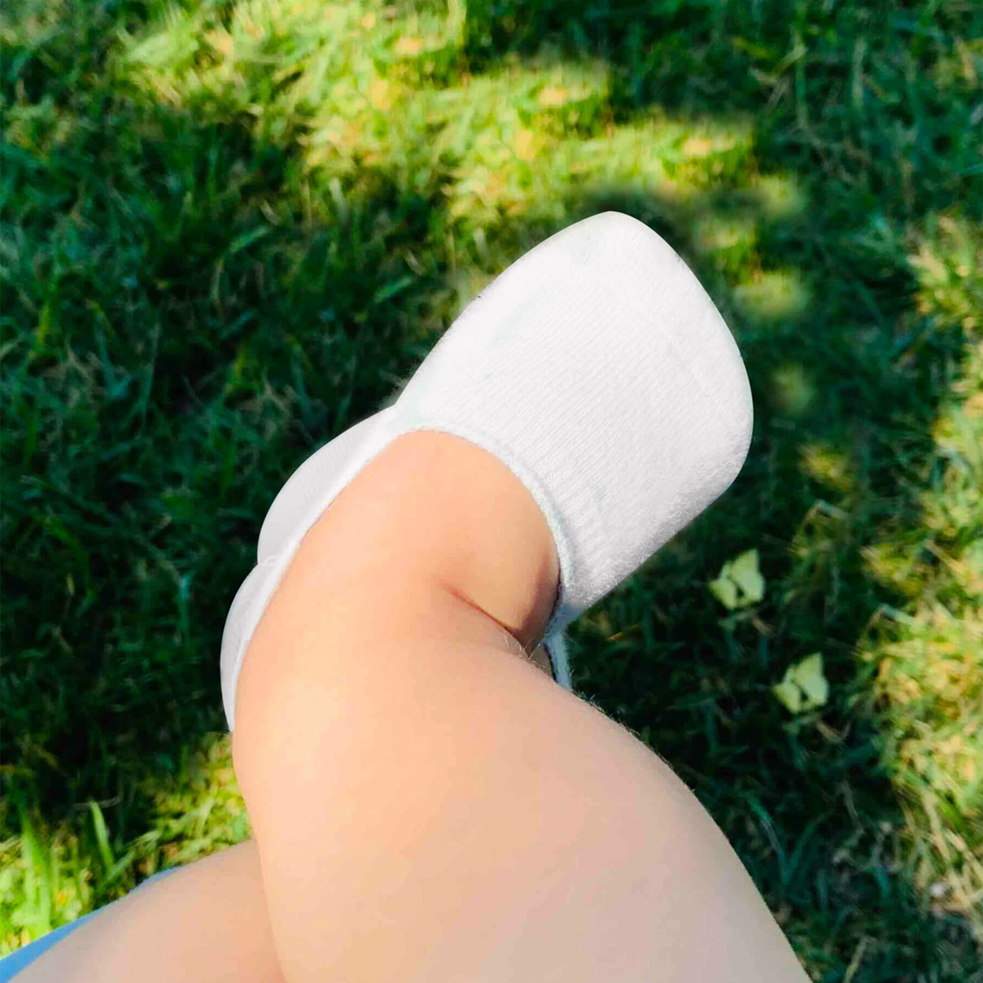 Bistyle Baby No Show Socks 6 Pairs - Soft Cotton Anti-Allergic Newborn Infant Toddler Socks for Boys & Girls - Low Cut Ankle Socks for Everyday Wear, Playtime & School