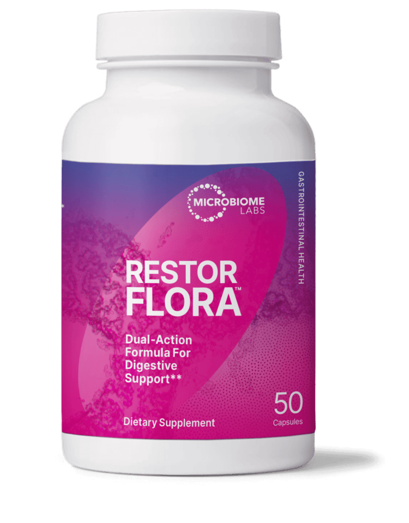 Mbl Restorflora Probiotic Supplement - 50 Capsules for Digestive Health & Gut Balance | Supports Immune System, Relieves Bloating & Improves Digestion | Perfect for Daily Wellness Routine & Travel