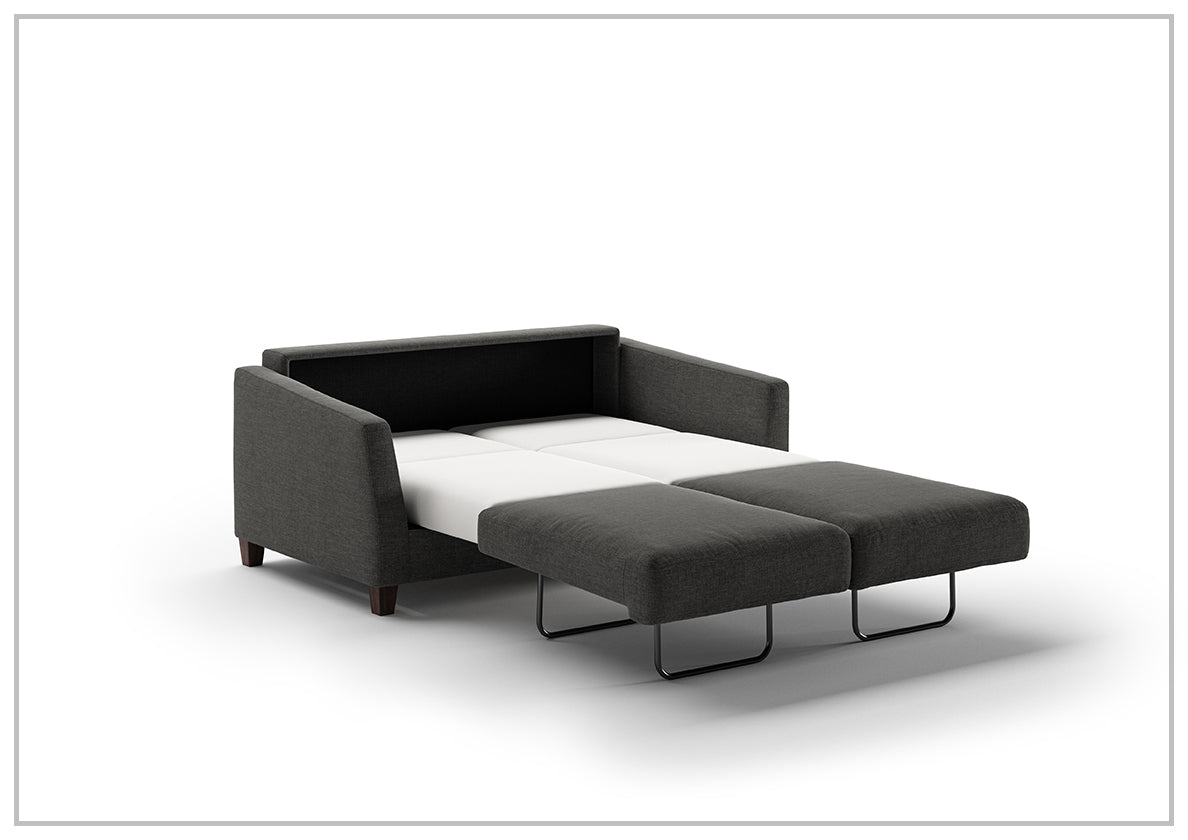 Custom Luonto Monika Fabric Sleeper Sofa - Handmade to Order | Convertible Couch Bed for Small Spaces & Guest Rooms | Perfect for Apartments, Dorms & Home Offices