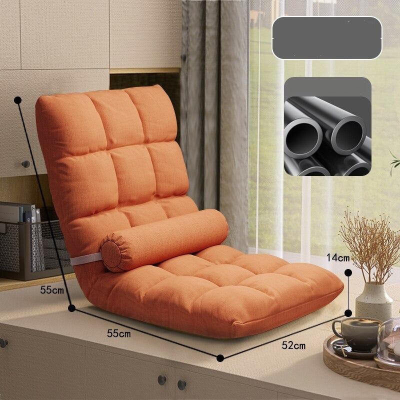 Comfortable Tatami Foldable Recliner Sofa Chair - Adjustable Backrest for Living Room, Bedroom & Outdoor Relaxation | Perfect for Lounging, Napping & Reading