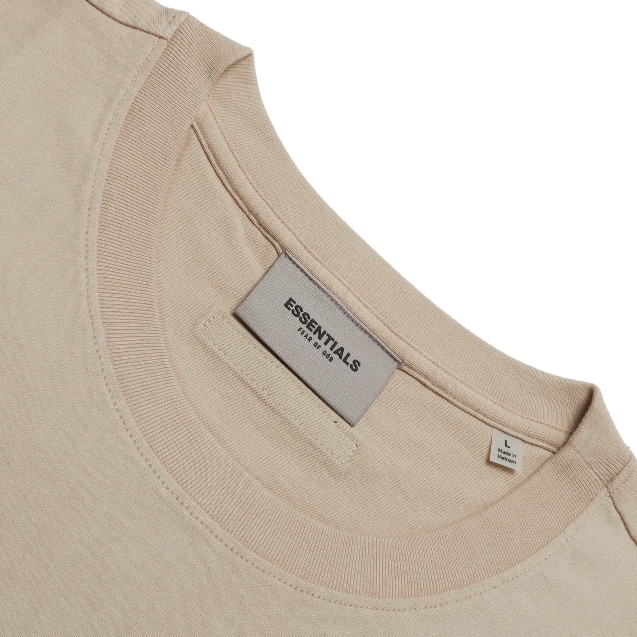 Fear of God Essentials Linen T-Shirt for Men - Soft Breathable Linen Blend Casual Tee (FW21 Collection) - Perfect for Summer Outfits, Streetwear & Layering