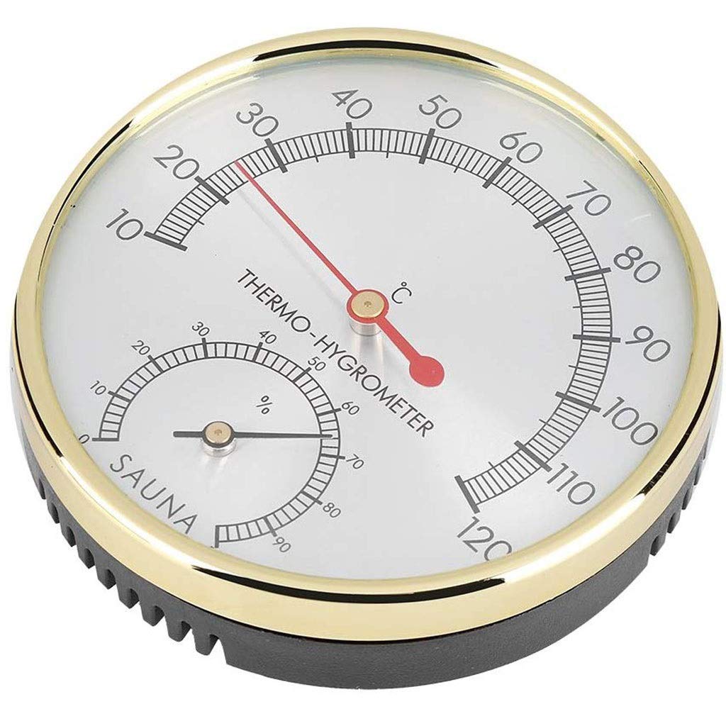 UXZDX CUJUX Digital Sauna Hygrothermograph - Accurate Thermometer & Hygrometer for Sauna Rooms, Homes, Offices, Workshops, Schools, Markets & Warehouses | Monitor Temperature & Humidity for Optimal Comfort