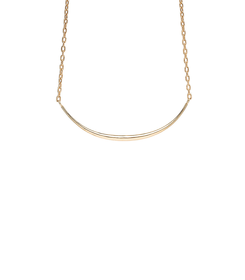 Luna Crescent Layering Necklace - Dainty Moon Pendant Necklace for Women, Gold & Silver Layered Necklaces Set, Perfect for Everyday Wear, Gift for Her, Birthday, Anniversary | Boho Chic Jewelry for Date Night & Special Occasions