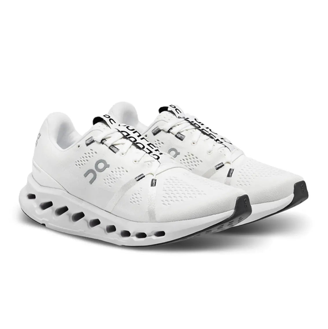 Men's On Running Cloudsurfer 7 Running Shoes - White/Frost - Lightweight & Cushioned for Road Running, Jogging & Gym Workouts