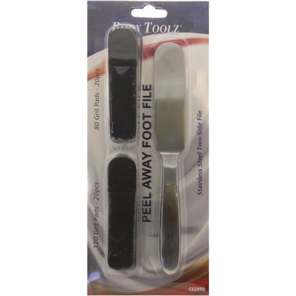 Professional Body Toolz Peel Away Callus Rasp Kit – Foot Care & Callus Remover for Smooth Feet – Perfect for Pedicures, Home Spa & At-Home Foot Care