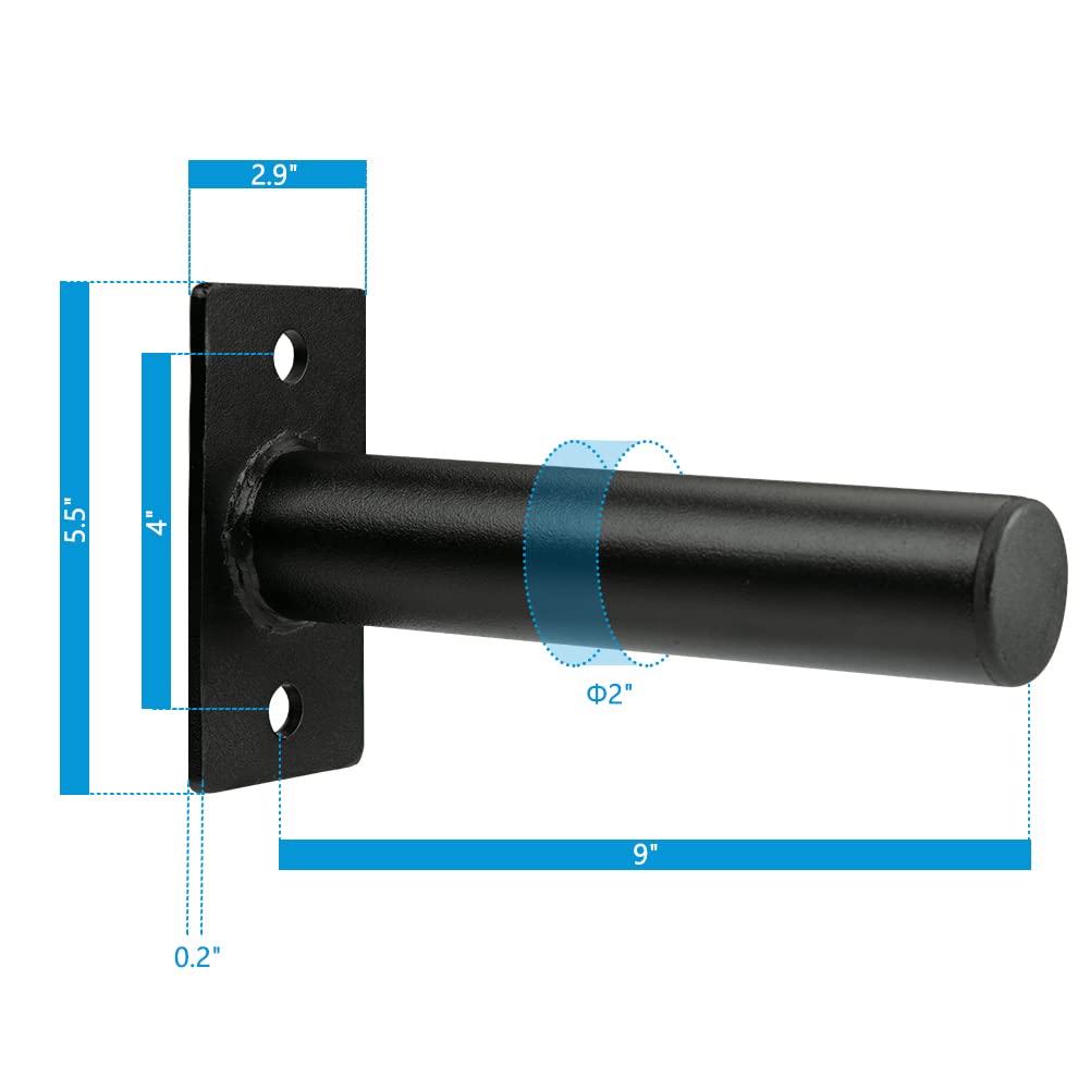 Olympic Weight Plate Holder - Wall Mounted 2