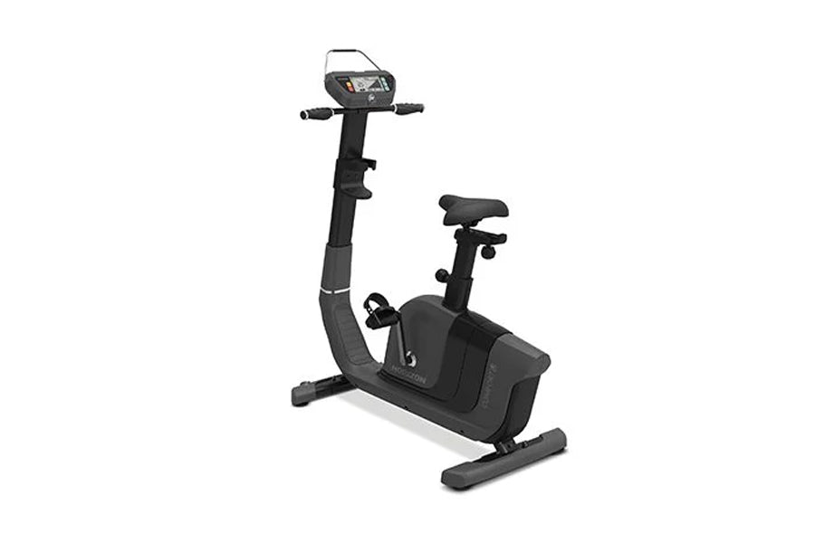 Horizon Comfort U Upright Exercise Bike for Home Gym - Quiet Magnetic Resistance Indoor Cycling Bike with LCD Monitor & Adjustable Seat - Perfect for Cardio Workouts, Weight Loss & Fitness Training