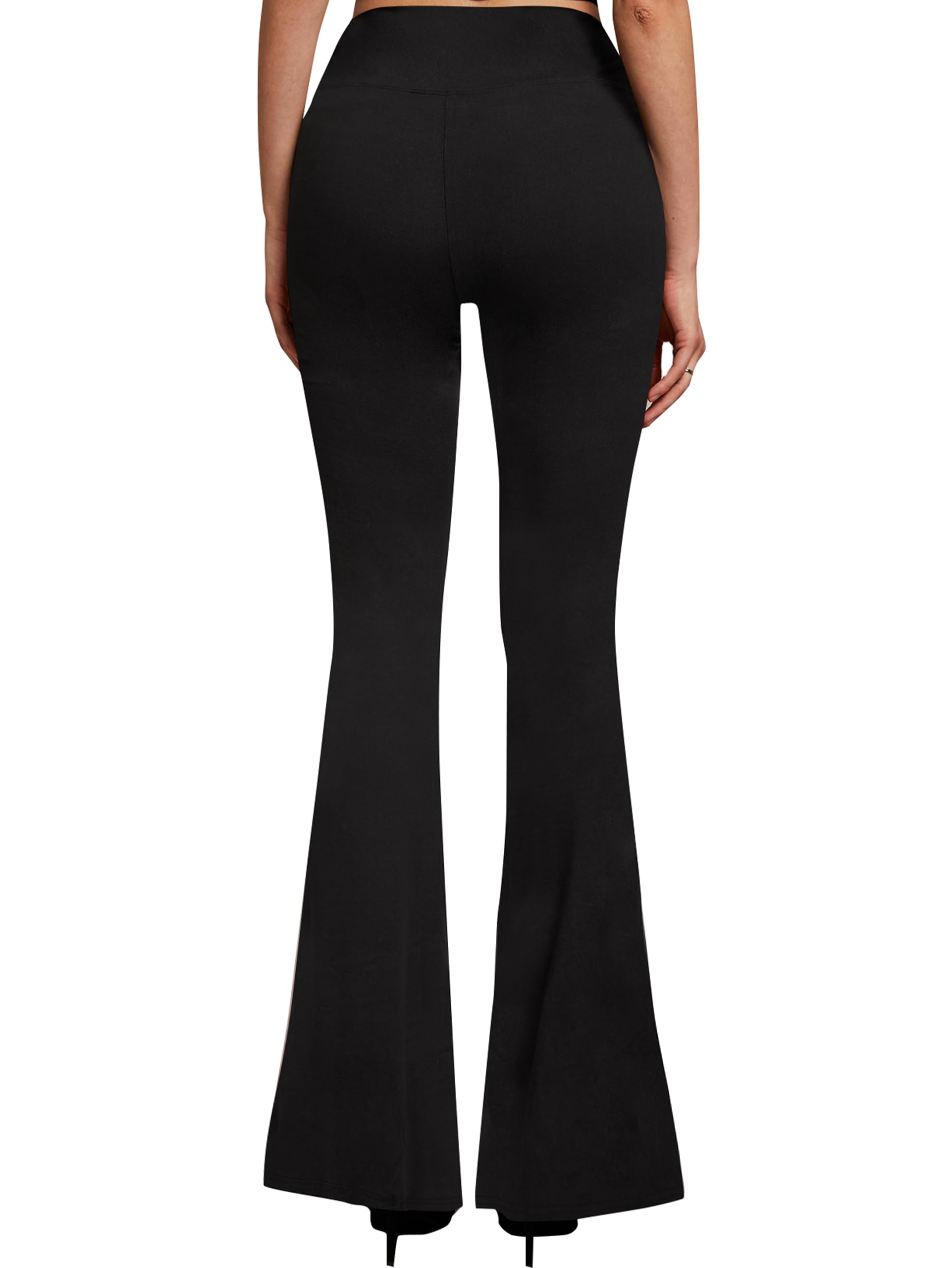 Bell Bottom Pants High Waist Boho Flare Leggings - Buttery Soft Stretchy Yoga Pants for Women | Perfect for Yoga, Dance, Casual Wear & 70s Retro Fashion