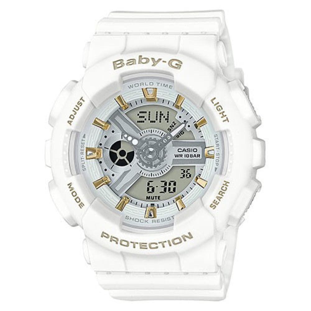 CASIO BABY-G BA-110GA-7A1DR Women's Digital Sport Watch - Shock Resistant, Waterproof, LED Light for Running, Swimming & Outdoor Activities