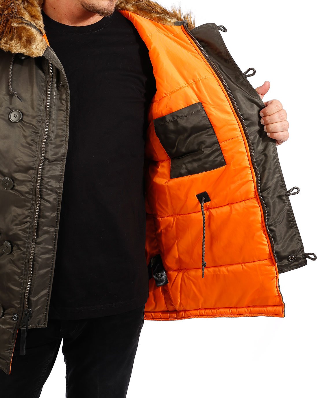 ALPHA INDUSTRIES Men's MA-1 Bomber Jacket - Lightweight Flight Jacket for Men, Military Style Outerwear - Perfect for Casual Wear, Street Fashion & Outdoor Adventures