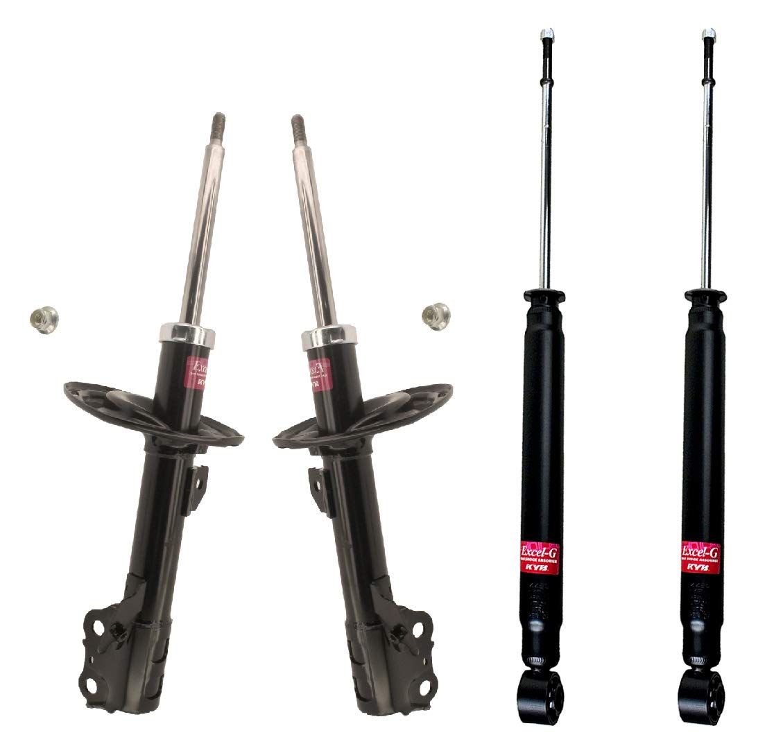 Toyota Sienna Front & Rear Suspension Strut Shock Absorbers Kit - Replacement for Smooth Ride - Perfect for City Driving, Off-Road Adventures & Family Road Trips